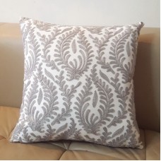 Junwell delicado bordado tela de algodón Damasco cuadrado almohada decorativa patio sofá cojín cremallera invisible 45x45 cm sQ ali-55985475